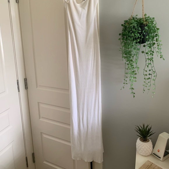 BEC AND BRIDGE RIVIERA SPLIT MIDI DRESS IVORY - Picture 5 of 5